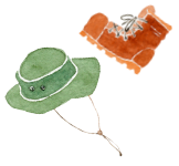 ハイキングイラスト