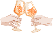 乾杯イラスト