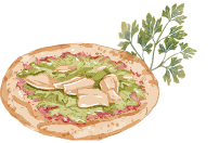 ピザのイラスト